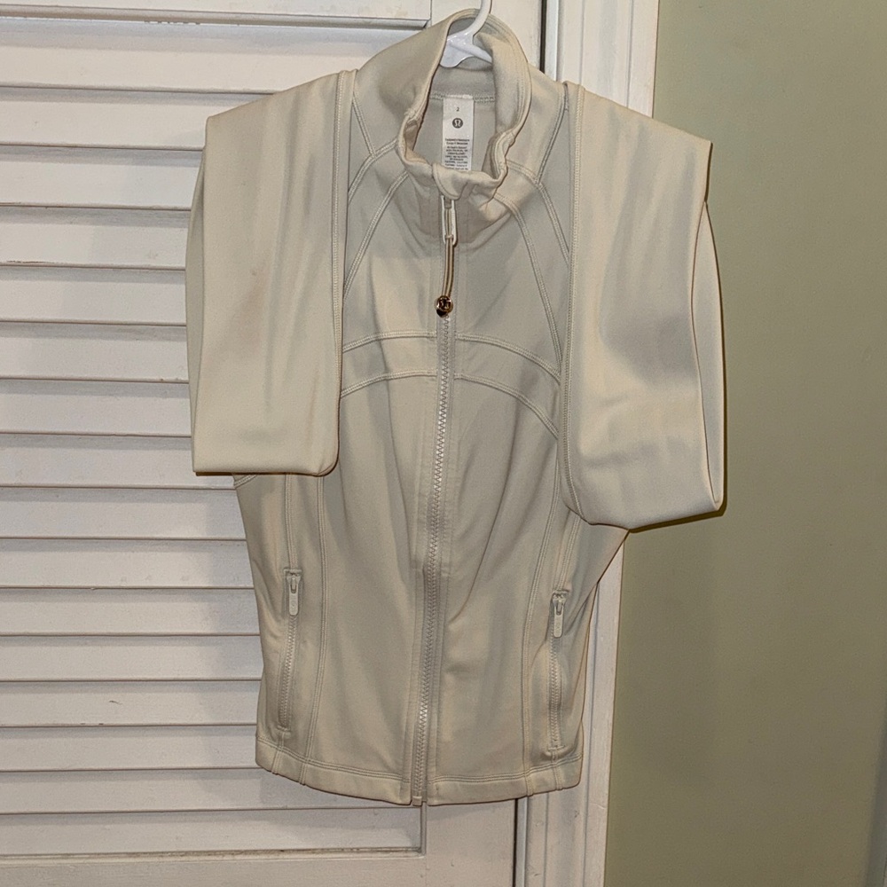 Lululemon Athletica Cream Vest